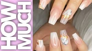 How Much Tapered Square Ombre Transformation Acrylic Nails