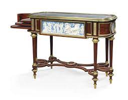 a french ormolu and wedgwood mounted vitrine table last quarter 19th century the rectangular wedgwood plaque late furniture table accent chests and cabinets