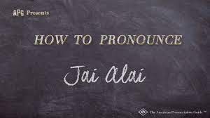 Definition of jai alai, with etymology, pronunciation (phonetic and audio), synonyms, antonyms, derived terms and more about the word jai alai. How To Pronounce Jai Alai Jai Alai Pronunciation Youtube