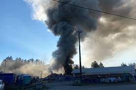 One man was rescued by. Fire Crews On Scene At Scrapyard Near Nanaimo Airport Ladysmith Chronicle