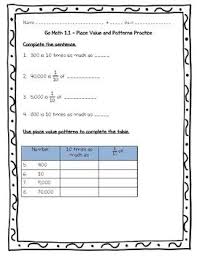 We did not find results for: Go Math Practice 5th Grade Ch 1 Place Value Multiplication And Expressions Math Practices Pattern Worksheet Go Math
