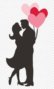 Couple Silhouette Svg Cut File Romance Clipart 2231798 Pikpng