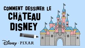 Comment Dessiner Le Chateau Disney Dessin Chateau Chateau Disney Disney Pixar