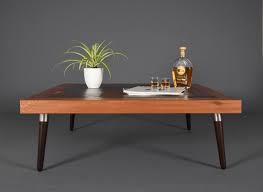 However, to do this, it as a general guideline, rectangular and oval coffee tables pair well with standard straight couches, and square and circular coffee tables pair best with. Mid Century Square Coffee Table In Leather And Wood