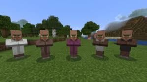 But are only 4 blocks deep in classic flat worlds due to the low elevation. Mcpe Bedrock Old Villagers Addon V3 Suggested Update Minecraft Addons Mcbedrock Forum