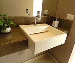 A Cuba De Semi Encaixe E Perfeita Para Ambientes Pequenos Com Bancadas De Pouca Profundidade Como Ne Pias De Banheiro Bancada De Porcelanato Cuba Semi Encaixe