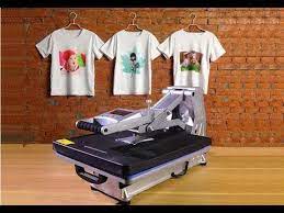 T Shirt Heat Press Printing Machine Youtube Heat Press Printing Printing Machine Plastic Mugs