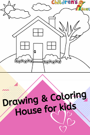 House Coloring Pages For Kids Patchwork Riscos Atividades