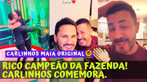 RICO CAMPEÃO DA FAZENDA! CARLINHOS COMEMORA 👏