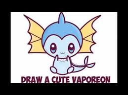 How To Draw Vaporeon From Pokemon Cute Chibi Kawaii Easy Step By Step Drawing For Beginners Youtube Follow along with our step by step drawing lessons about cartoon, game and more characters. how to draw vaporeon from pokemon cute chibi kawaii easy step by step drawing for beginners