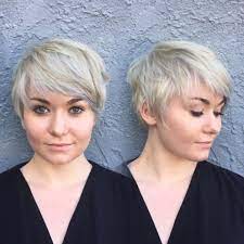 Ash Blonde Pixie In 2021 Square Face Hairstyles Blonde Pixie Ash Blonde