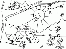 A blog about crafts, cooking, and clever stories about being a mom. Coloring Spring Season Drawing Ideas Happy Emotion