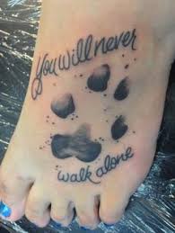 Dog Memorial Tattoos On Pinterest Pet Memory Tattoos Dog Paw Dog Tattoos Pawprint Tattoo Dog Memorial Tattoos