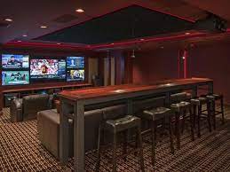 With theater seating you can invite friends to your home and serve up the popcorn; Pin On House Media Room