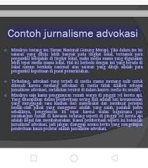 Check spelling or type a new query. Contoh Jurnalistik Advokasi Brainly Co Id