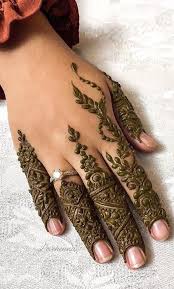 Pin By Rashmi Gandhi On Yus Mehndi Designs For Fingers Finger Mehendi Designs Henna Designs Hand