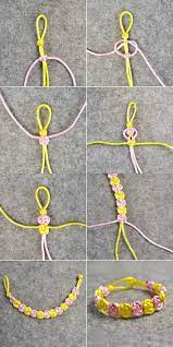 Beebeecraft Tutorials On Making Threadbracelet With Flower Pattern Diy Friendship Bracelets Patterns Macrame Bracelet Patterns Bracelet Crafts