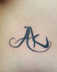 This k and m tattoo design is encompassed in the infinity symbol which looks pretty cute. 60 Amazing A Letter Tattoo Designs And Ideas Body Art Guru