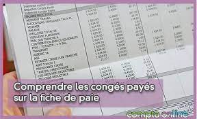 Maybe you would like to learn more about one of these? Comment Lire Ses Conges Payes Sur Sa Fiche De Paie