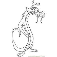 Disney coloring collection for your kids. Mushu Coloring Pages For Kids Download Mushu Printable Coloring Pages Coloringpages101 Com