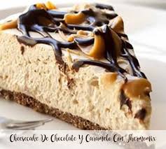 Cheesecake De Chocolate Y Caramelo Con Thermomix Recetas Para Thermomix Recette Dessert Thermomix Cheesecake Fondue Au Chocolat