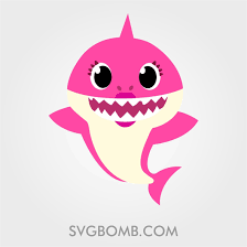 Compatible with silhouette studio, cricut design space, scan n cut, adobe also works with several of the free vector graphics software programs such as inkscape. Baby Shark Pinkfong Baby Shark Party Svg Svgbomb