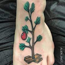 In a charlie brown christmas, charlie brown is depressed by the christmas season because it's so commercial, but cheers up when lucy asks as charlie brown discovers the true meaning of christmas when he buys a forlorn little tree, this classic communicates a timeless message brimming. Mallory Fiegle On Twitter Tiffany Grabbed The Charlie Brown Christmas Tree From My Xmas Flash Still Have Some Classics Left Over So Glad I Finally Got To Tattoo You After All These