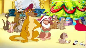 Cute red spitz and italian greyhound with a christmas ball. Cartoon An All Dogs Christmas Carol Movie Youtube