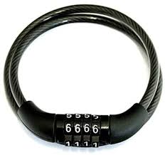 A combination lock is a fairly simple device that provides a high level of security. 6mm X 550mm Combination Bicycle Bike Lock Amazon Co Uk Sports Outdoors