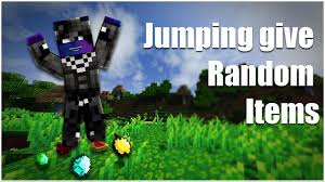 Dropped items are random but also their number maximum 10 stacks at a . Jumping Give Random Items Minecraft Data Pack