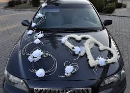 Image result for svatební  výzdoba auta