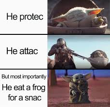 No memes about violent tragedies. 15 Baby Yoda Memes Dark Factory Memes