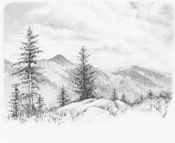 Download this free picture about mount rainier cascades washington from pixabay's vast library of public domain images and videos. 12 Drawing Landscapes Ideas Landscape Drawings Landscape Pencil Drawings Landscape Sketch