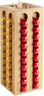 Check out dispenser coffee on ebay. Amazon Com Navaris Bamboo Coffee Capsules Holder Coffee Pod Stand Compatible With Nespresso Capsule Pods Revolving Coffee Capsule Storage Dispenser Stand Home Kitchen