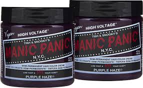 Cool purple tones like smoky lavender and light amethyst are popular iterations of purple. Manic Panic Purple Haze Hair Dye Classic 2 Pack Buy Online In Isle Of Man At Isleofman Desertcart Com Productid 31869763