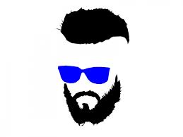 8 Hipster Beard Glasses Silhouette Vector Onlygfx Com
