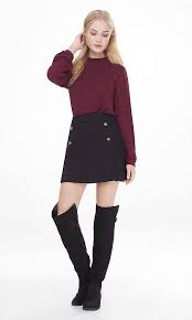 Black A Line Skirt Mini Black High Waisted A Line Sailor Mini Skirt Black A Line Skirt Mini Skirts Clothes