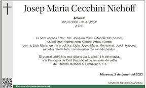 Necrològiques del 2 de gener del 2023