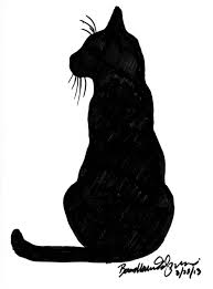 Pin On Silhouette Cats And Mice