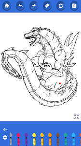 Get king kong vs godzilla free and printable coloring page. Download Monster Godzilla Coloring Book Free For Android Monster Godzilla Coloring Book Apk Download Steprimo Com