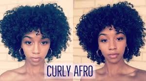 This means that you must be willing to grow your curls. Defined Curly Afro On Natural Hair With Refreshing Fluffing Youtube