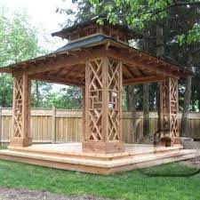 Exterior Backyard Deck Design Simple Wooden Backyard Designs Ideas Gazebo Kits Built For Simple Pergola Wooden Gazebo Wooden Garden Gazebo Wooden Gazebo Plans