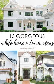 Other home exterior design ideas that are easy to try and you should consider: 15 Best White Home Exterior Ideas To Up Your Curb Appeal