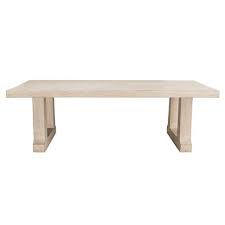 Maybe you would like to learn more about one of these? Emma Coastal Beach White Washed Pine Wood Dining Table 94 5 W 31 D 40 D Kathy Kuo Home