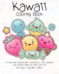 You will love this book! Kawaii Coloring Book A Huge Adult Coloring Book Containing 40 Cute Japanese Style Coloring Pages For Adults And Kids Anime And Manga Coloring Books Band 1 World Adult Coloring Amazon De Bucher
