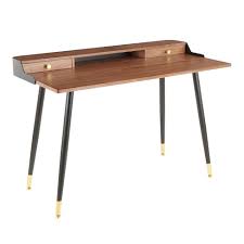 Check spelling or type a new query. Harvey Contemporary Computer Desk Black Walnut Lumisource Target