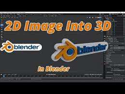 How To Convert 2d Image Into 3d Blender Tutorial Quick Tips Youtube In 2020 Blender Tutorial Blender Blender Models