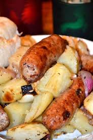 Sausage And Potato Casserole Ciao Chow Bambina Recipe Sausage Dishes Recipes Sausage Recipes