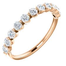 Genuine white diamond 10k white gold anniversary band. 14k Gold Modern Diamond Anniversary Band J M Jewelry Custom Jewelry Gia Certified Diamonds Gemstone Jewelry Appraisers Made In Usa