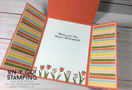 · tutorial card making 101 time savers lisa brown, stampin' up! On Y Go Stamping On Y Go Stamping Fancy Fold Card Tutorials Folded Cards Fancy Folds